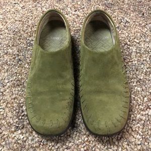 Olive Merrell moccasins